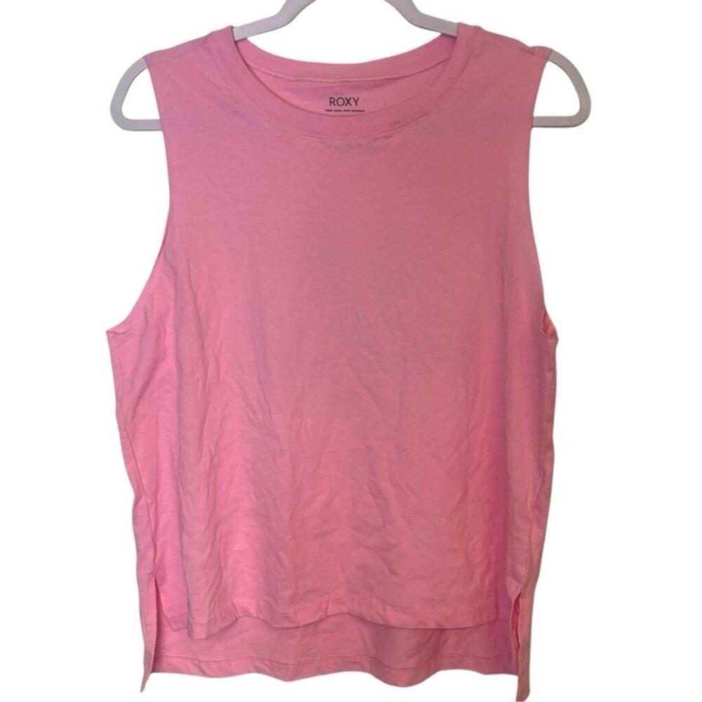 Roxy Pink Pineapple Graphic Tank Top M Bocas Del Toro Muscle Tee